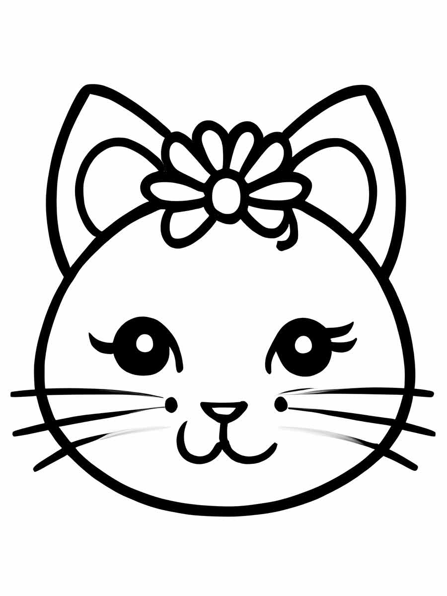 desenhos de gatos kawaii