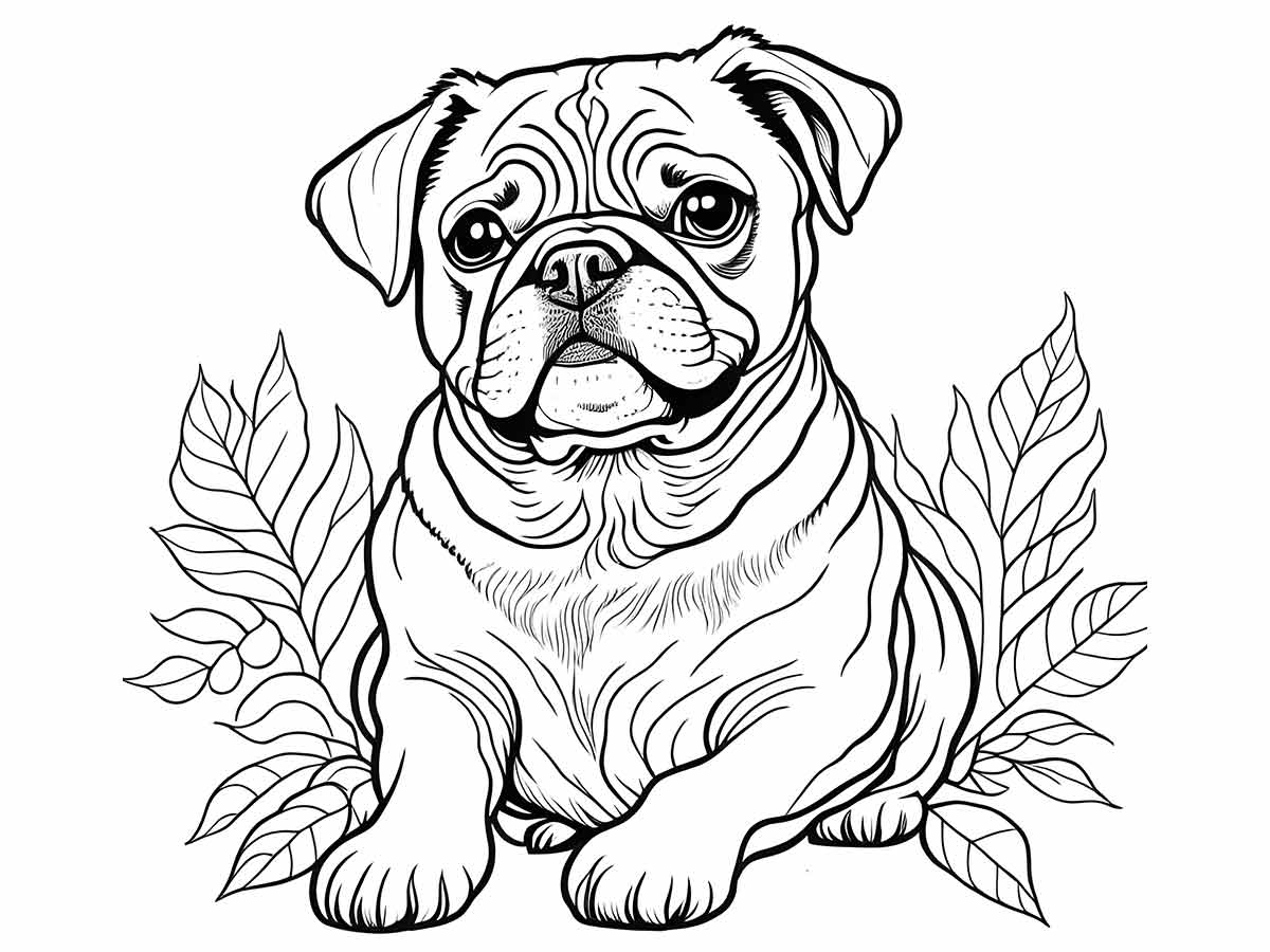 25 Desenhos de Cachorros para Colorir e Imprimir: Baixe Grátis!