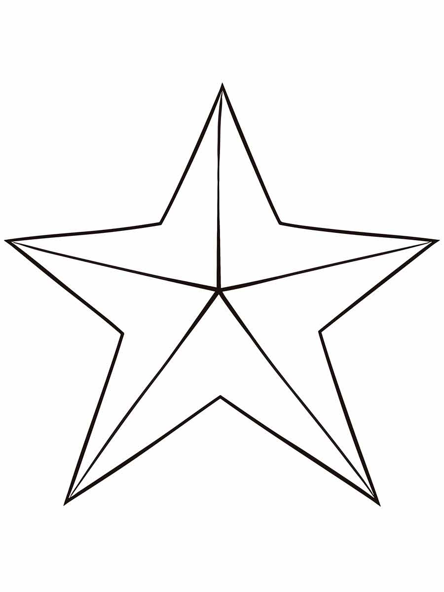 86 desenhos de estrelas para colorir