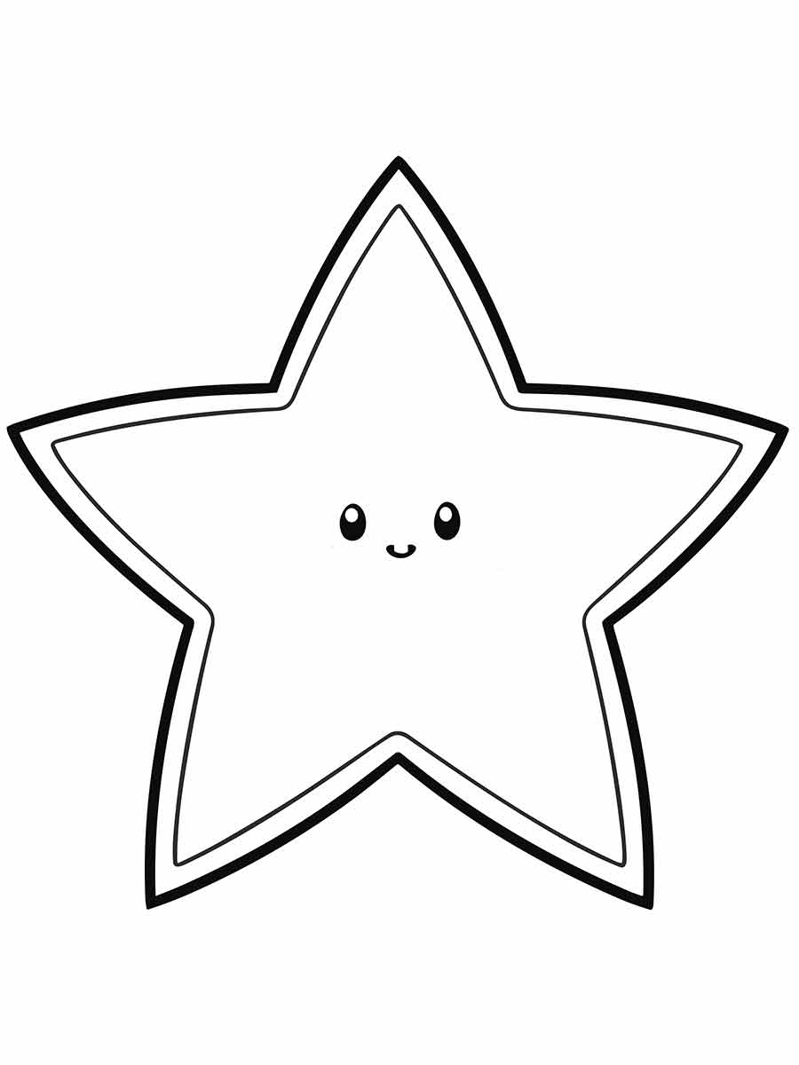 86 desenhos de estrelas para colorir