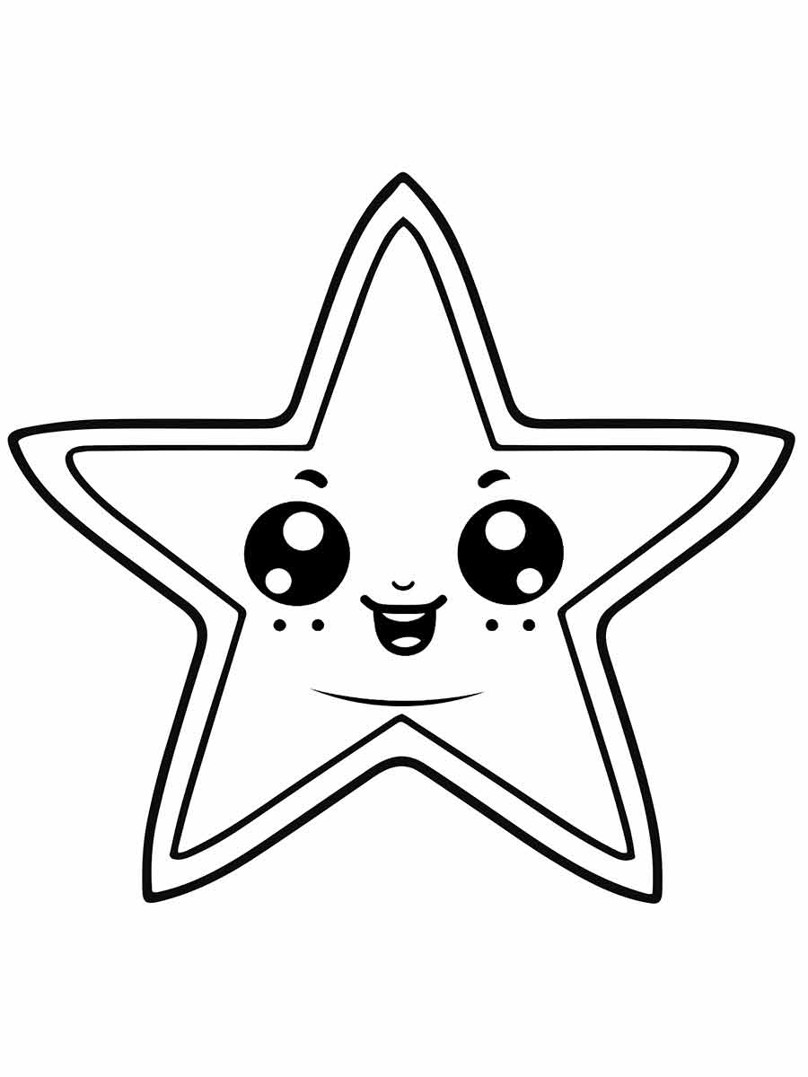 86 desenhos de estrelas para colorir