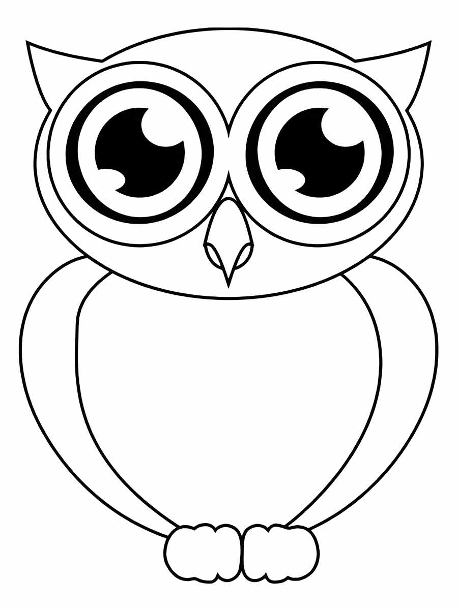 Owl Coloring Page