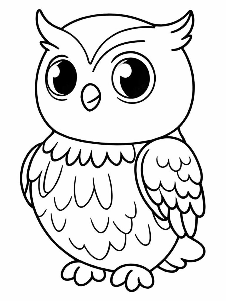 owl coloring pages