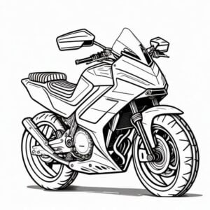 desenhos de motos para imprimir e colorir