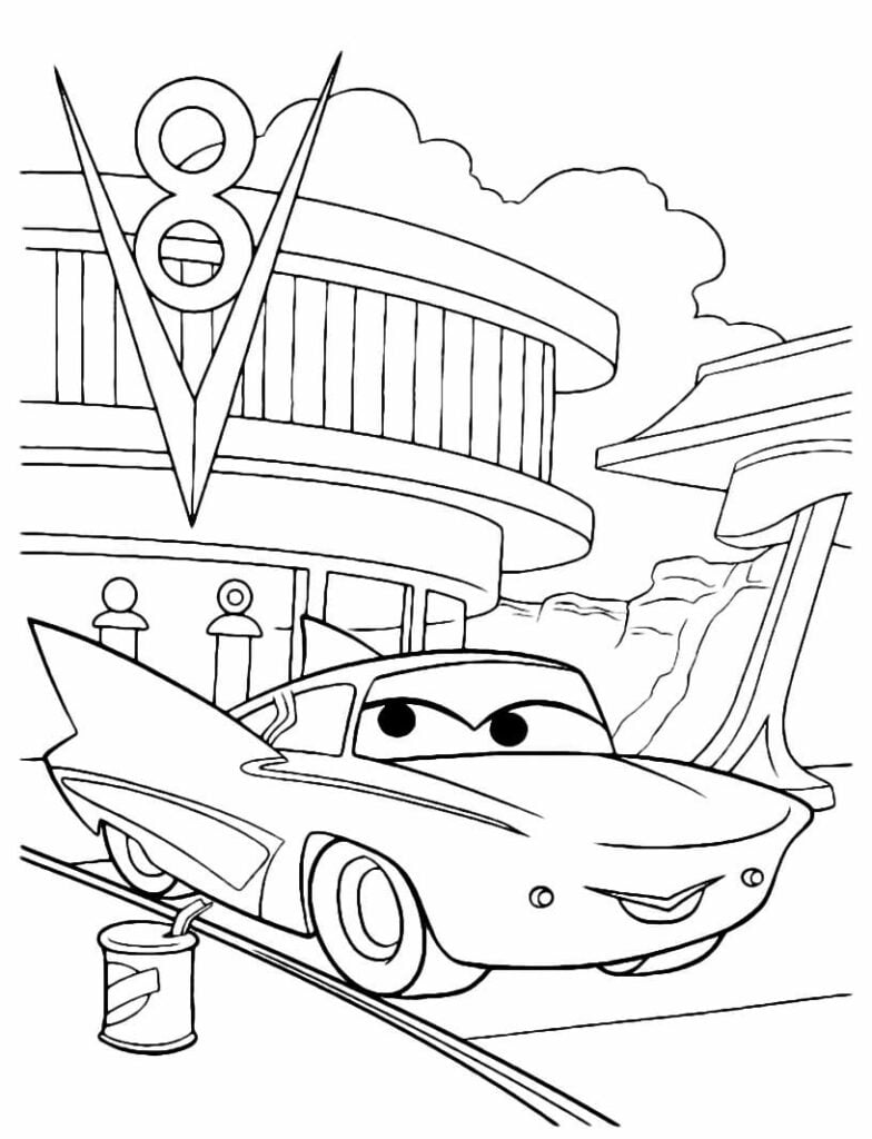 Atividades Desenhos de Carros para Colorir e Imprimir  Truck coloring  pages, Cars coloring pages, Race car coloring pages