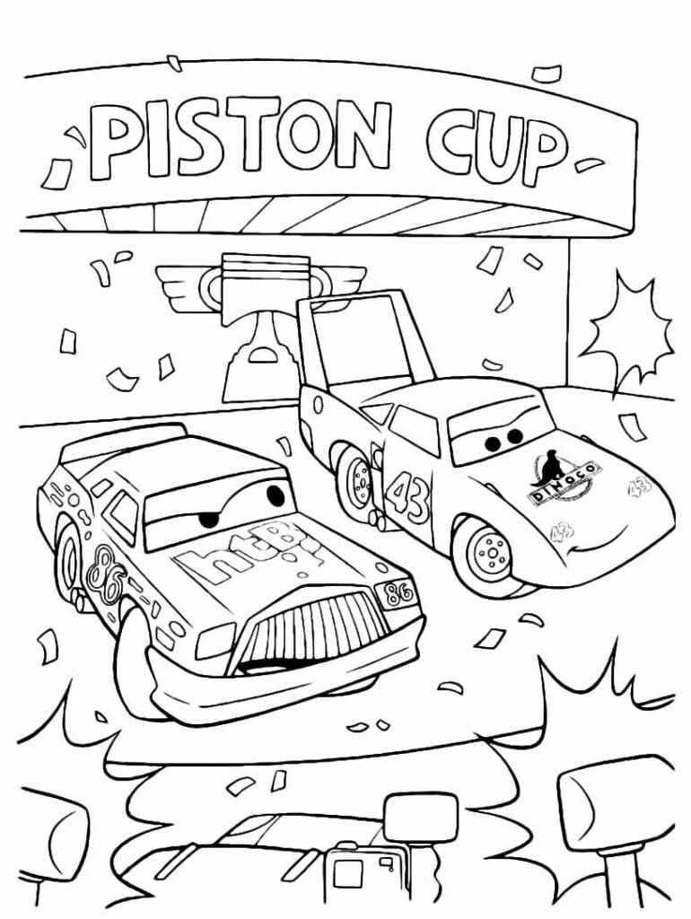 Atividades Desenhos de Carros para Colorir e Imprimir  Truck coloring  pages, Cars coloring pages, Race car coloring pages