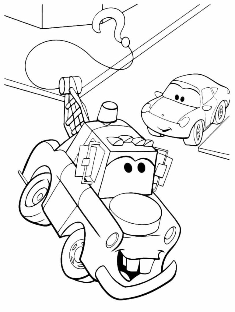 carros disney para colorir -5