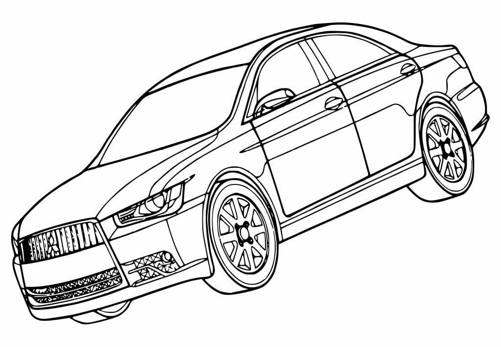 carro para colorir 24