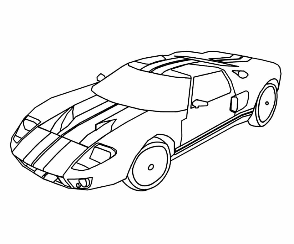 96 desenhos de carros para colorir