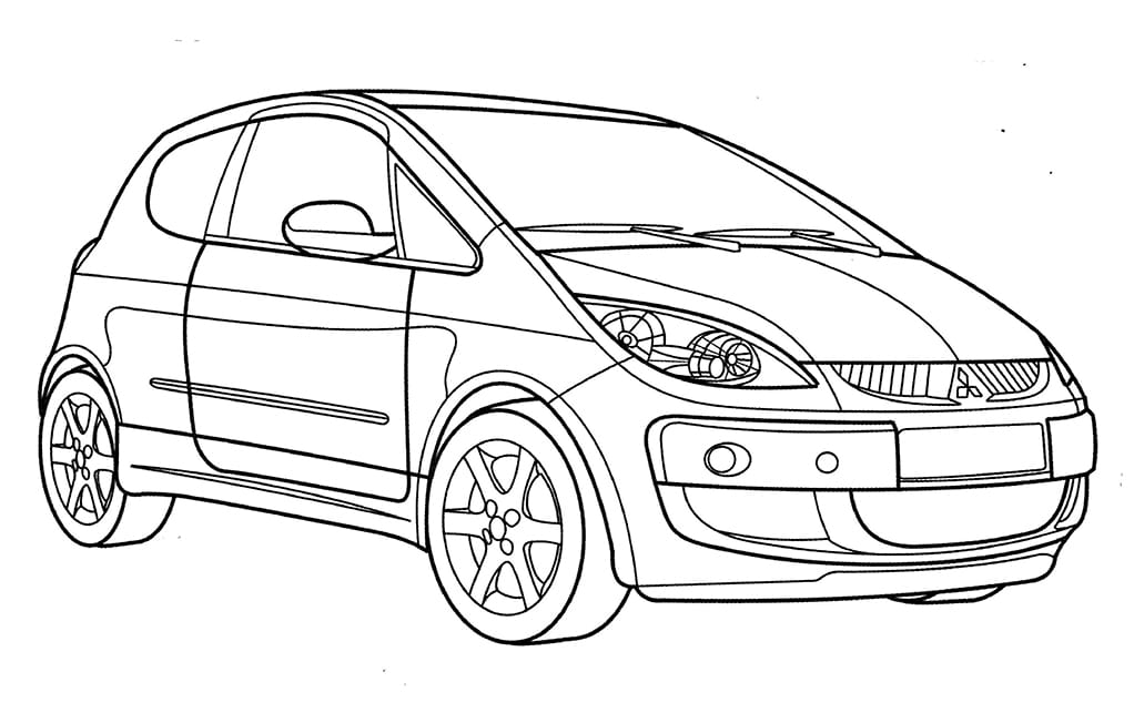 desenho carros para pintar 39