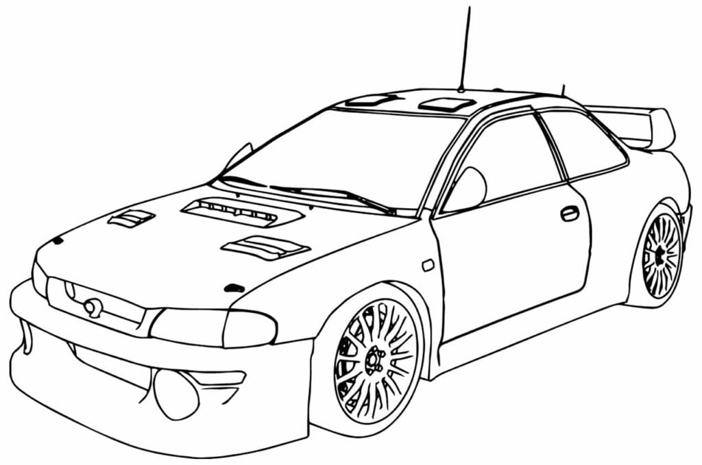 desenho carros para pintar 45