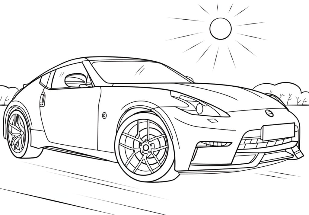 desenho carros para pintar 51