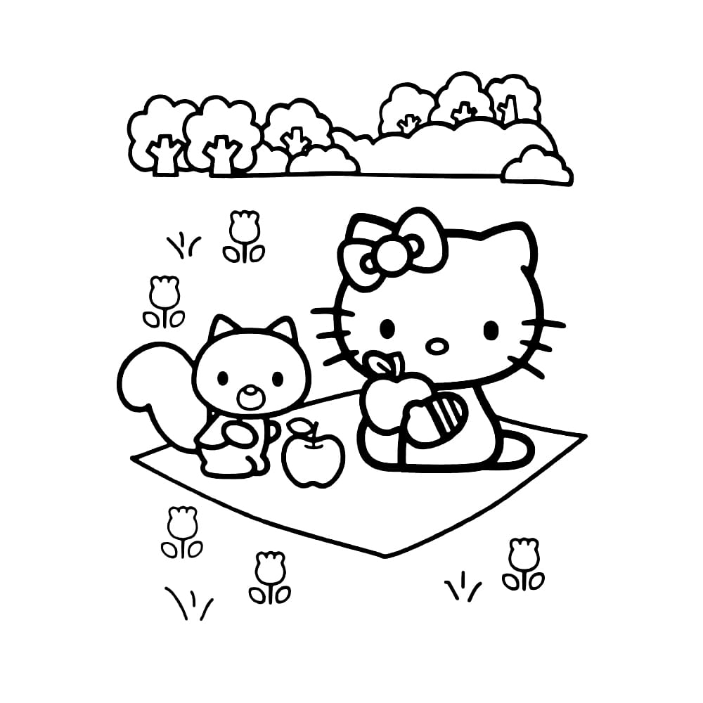 Explorando a Criatividade com Desenhos para Colorir: Hello Kitty