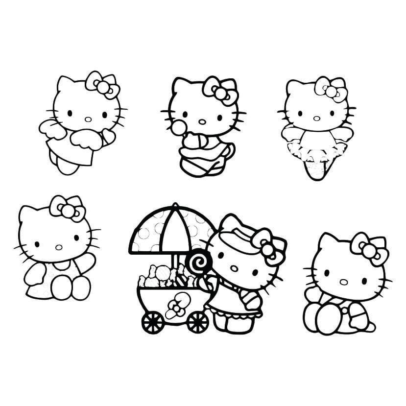 Hello Kitty para colorir 39