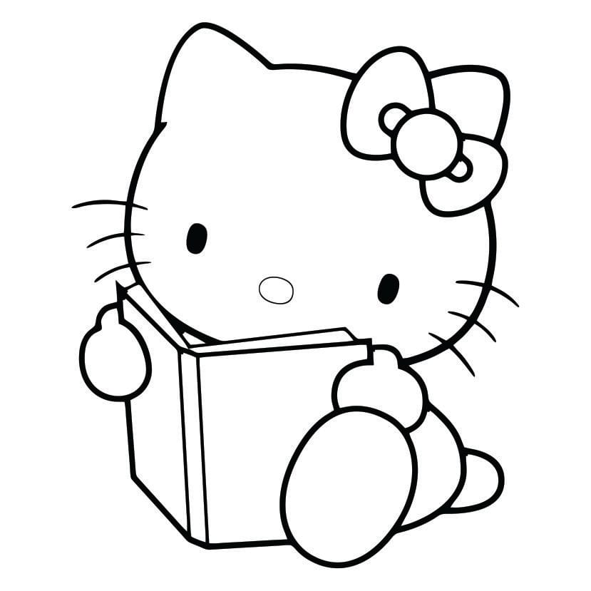 Diversão Criativa com Desenhos da Hello Kitty para Colorir