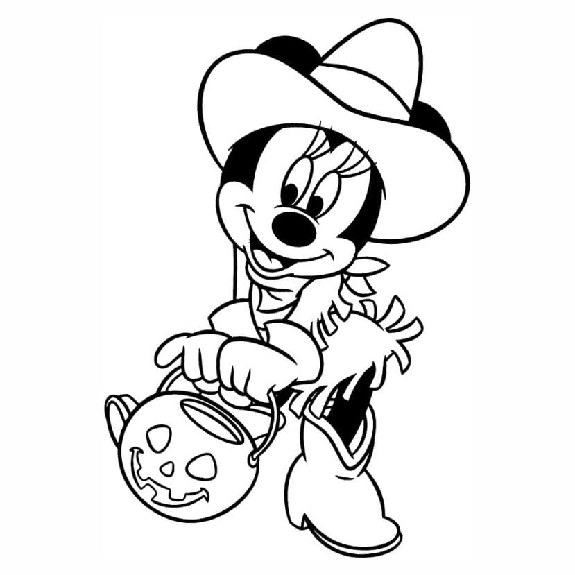 minnie para colorir 15