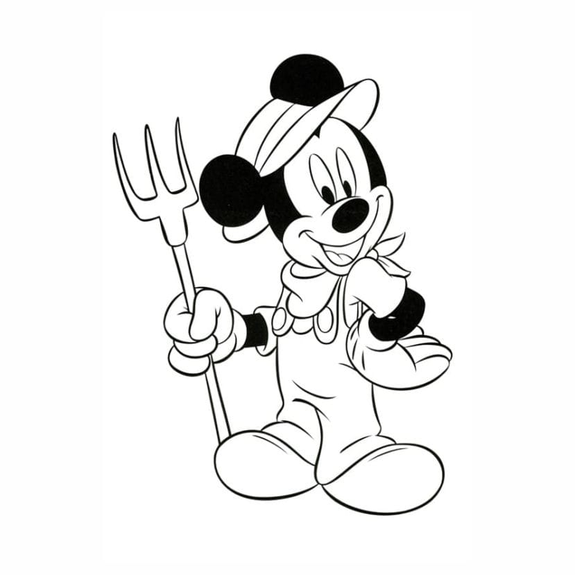 mickey para pintar