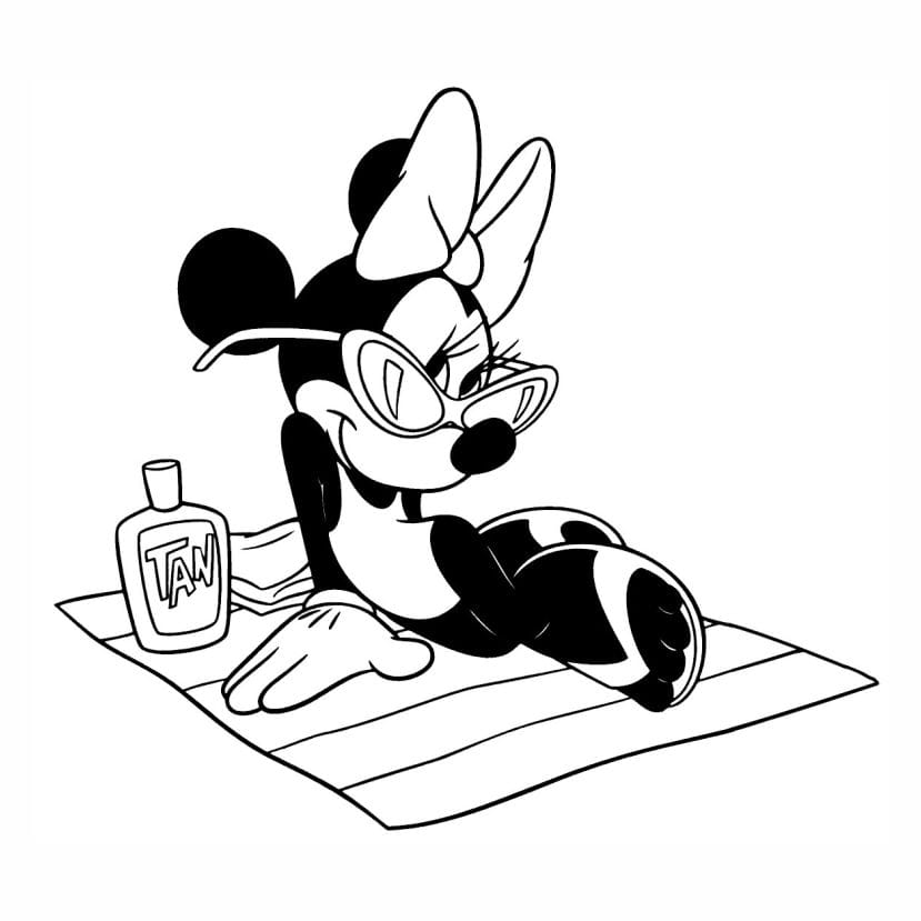 minnie para colorir 13