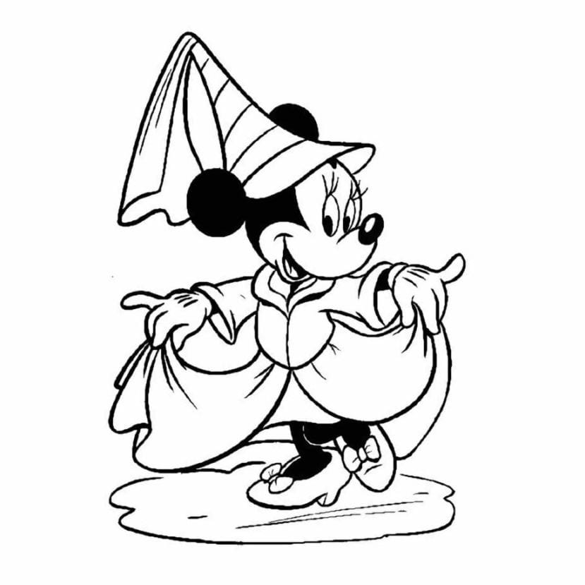 minnie para colorir 16