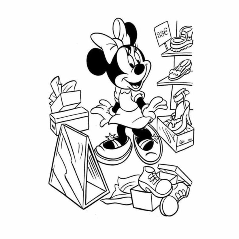 minnie para colorir 22