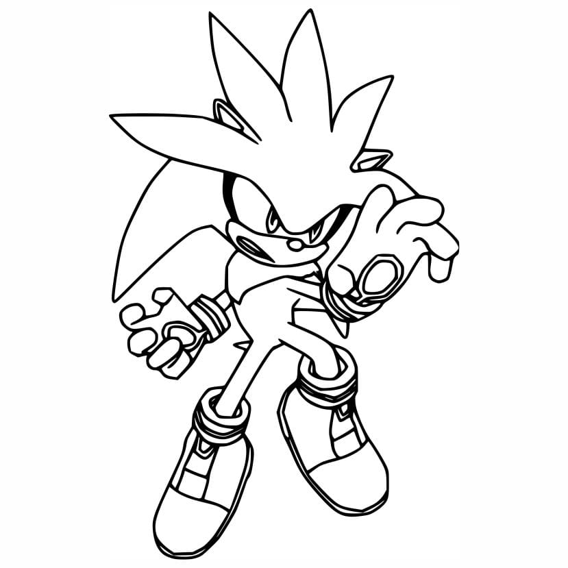 Desenho de Sonic para colorir  Desenhos para colorir e imprimir gratis