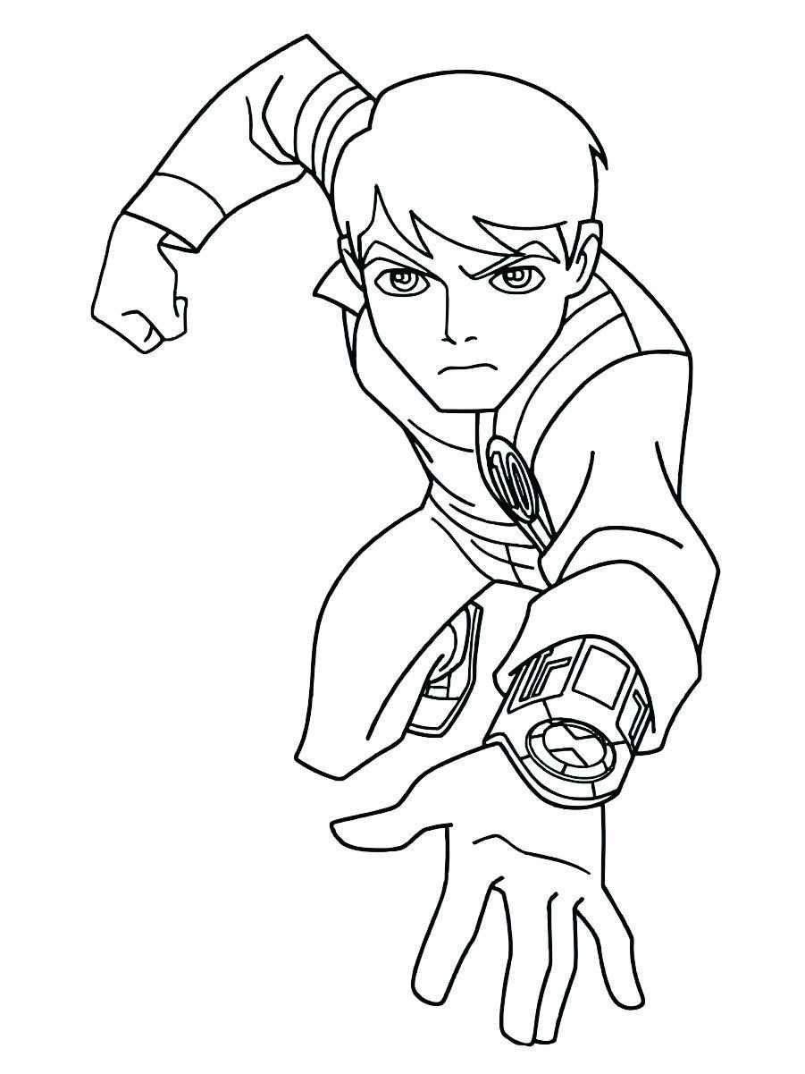 desenho de ben 10 para pintar