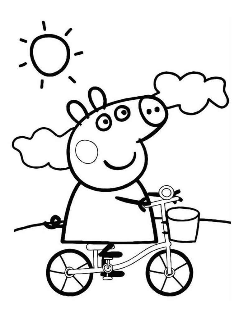 30+ Desenhos para colorir da Peppa Pig - Dicas Práticas