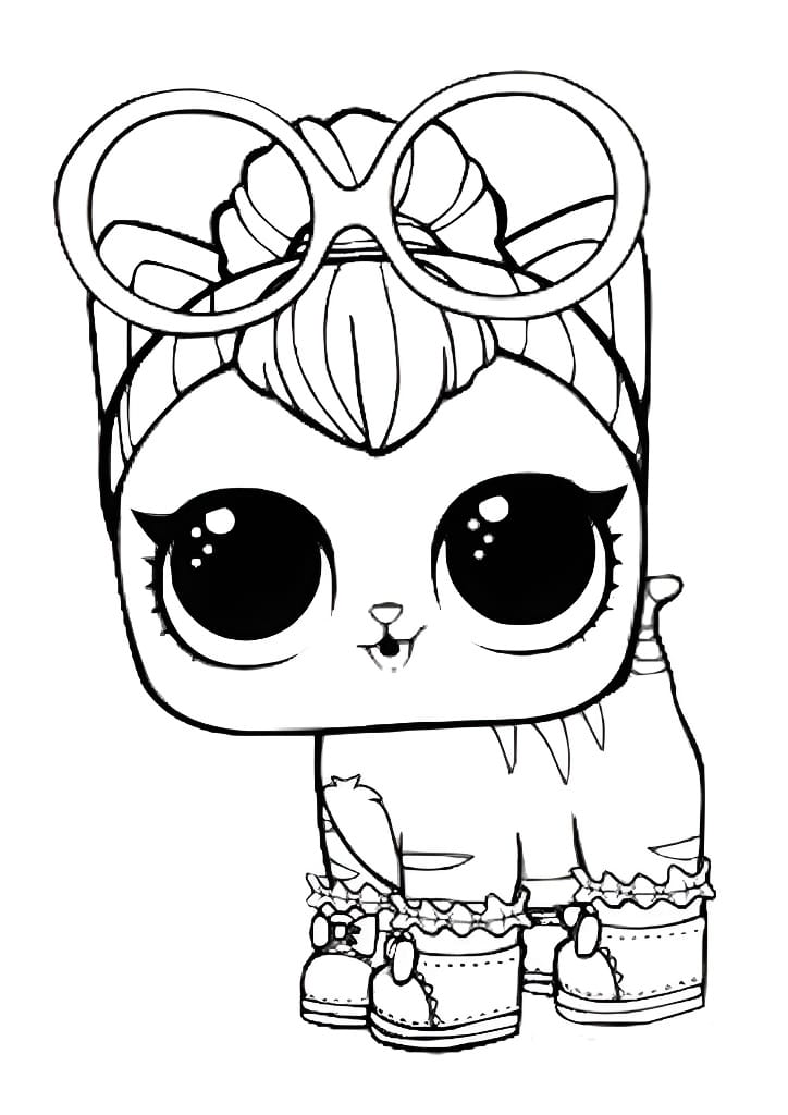 desenho para colorir lol pet