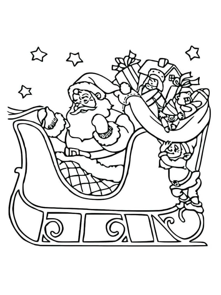 Imagens de Natal para imprimir e pintar  Páginas para colorir natal, Papai  noel para colorir, Desenho de papai noel para colorir