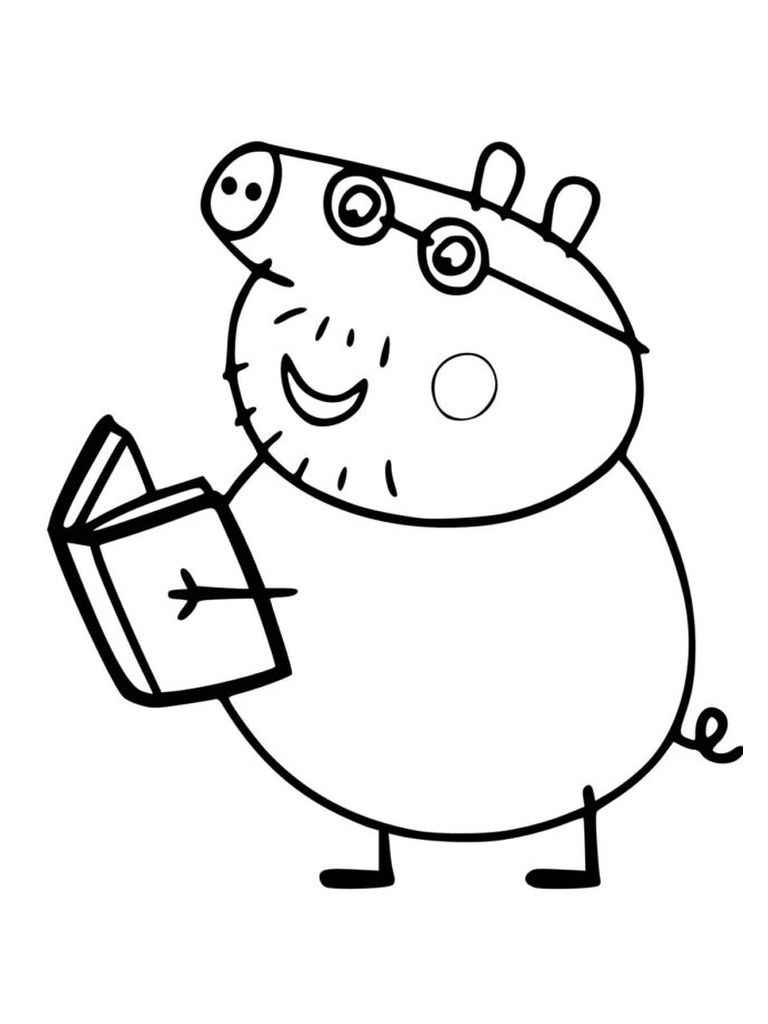 Peppa Pig - Desenhos para Colorir