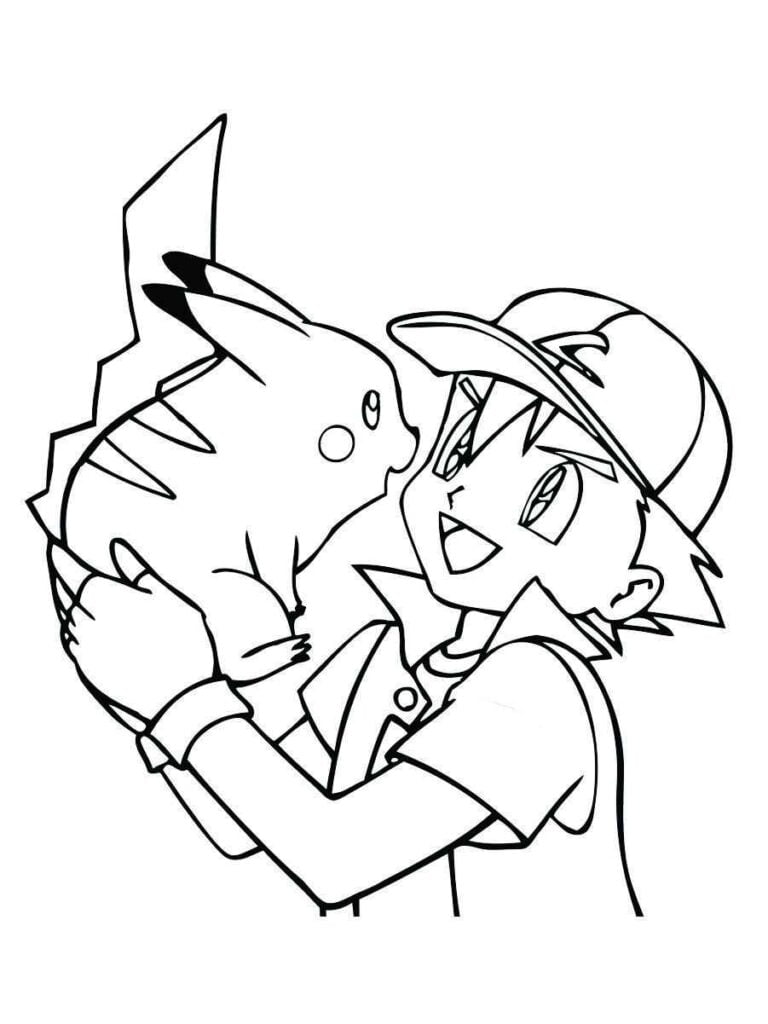 desenho para colorir e pintar pokemon 102