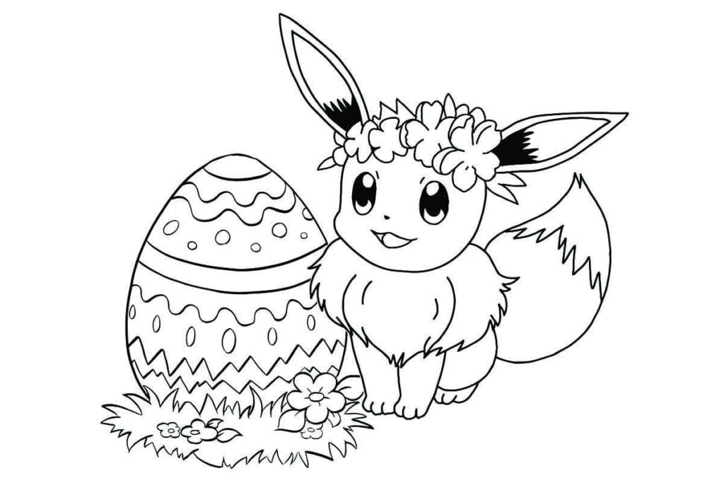 desenho para colorir e pintar pokemon 103