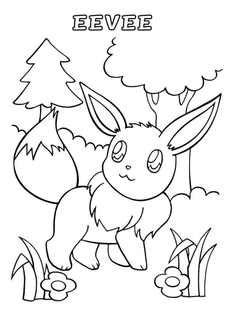 desenho para colorir e pintar pokemon 108