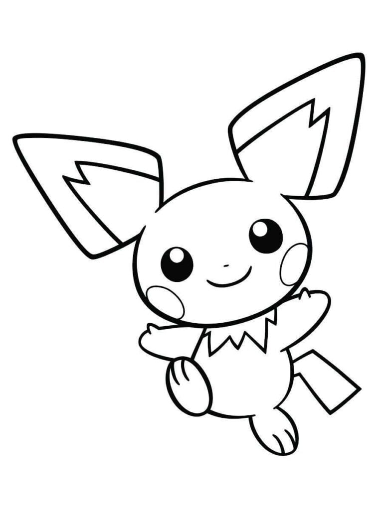 desenho para colorir e pintar pokemon 109