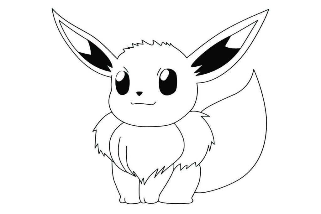 desenho para colorir e pintar pokemon 114