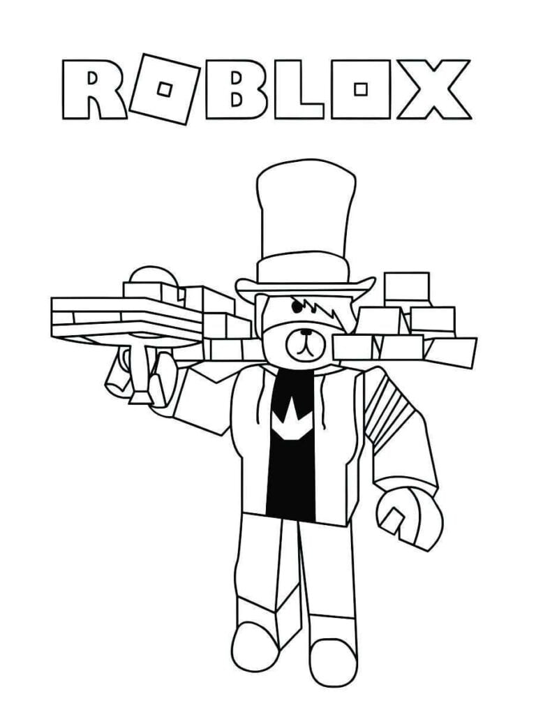 desenho roblox para colorir 85