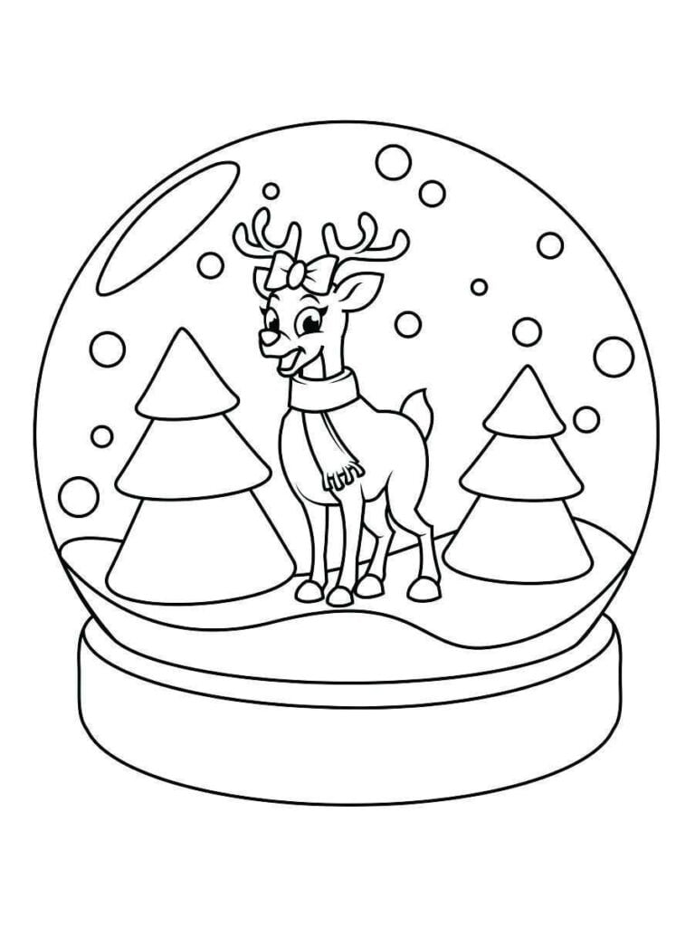 desenho simbolos do natal para colorir 89