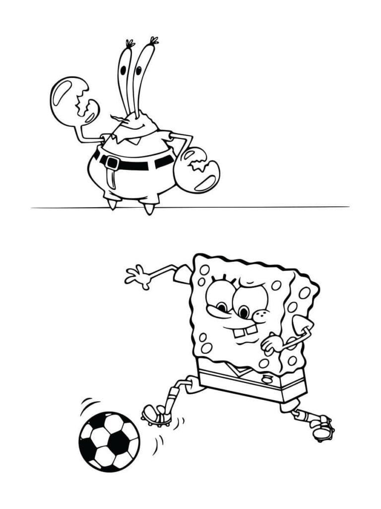 desenhos bob esponja para colorir e imprimir grátis