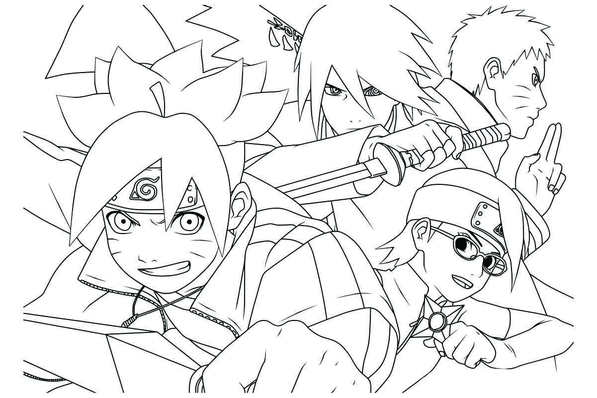 desenhos para colorir e imprimir naruto 74