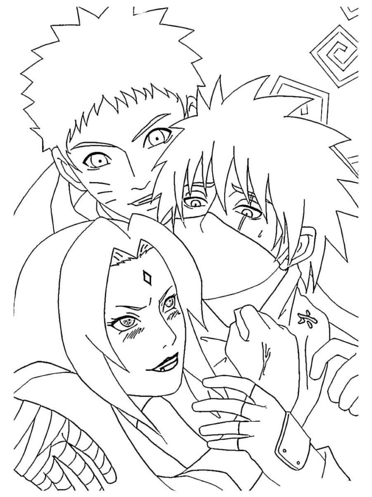 Desenho de Naruto para colorir  Desenhos para colorir e imprimir
