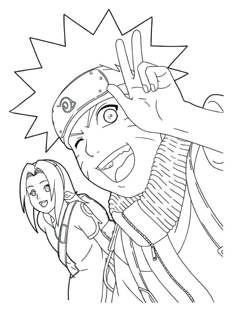 naruto para colorir71 –  – Desenhos para Colorir