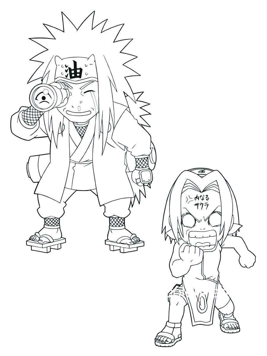 desenhos para colorir do naruto