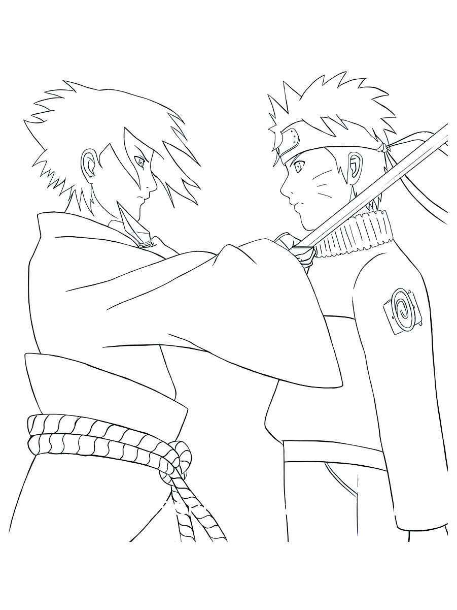 desenhos para colorir naruto 92