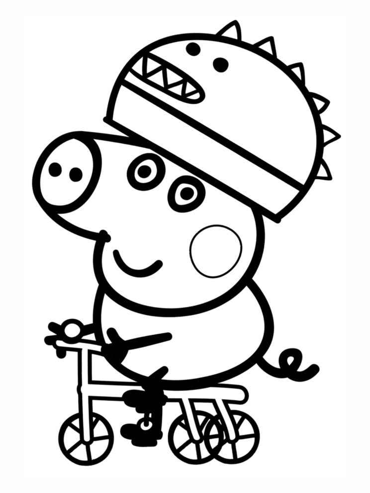 Peppa Pig 7 desenhos para Colorir  Desenhos para colorir peppa, Peppa pig  para colorir, Peppa pig desenho