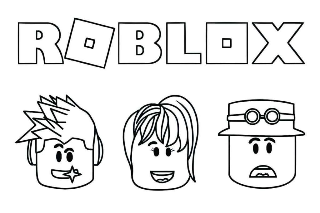 Desenho Infantil para Colorir Roblox 12