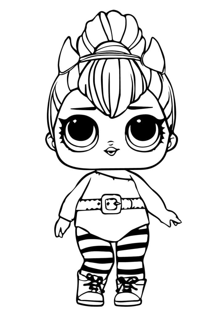 lol para colorir doll-spice