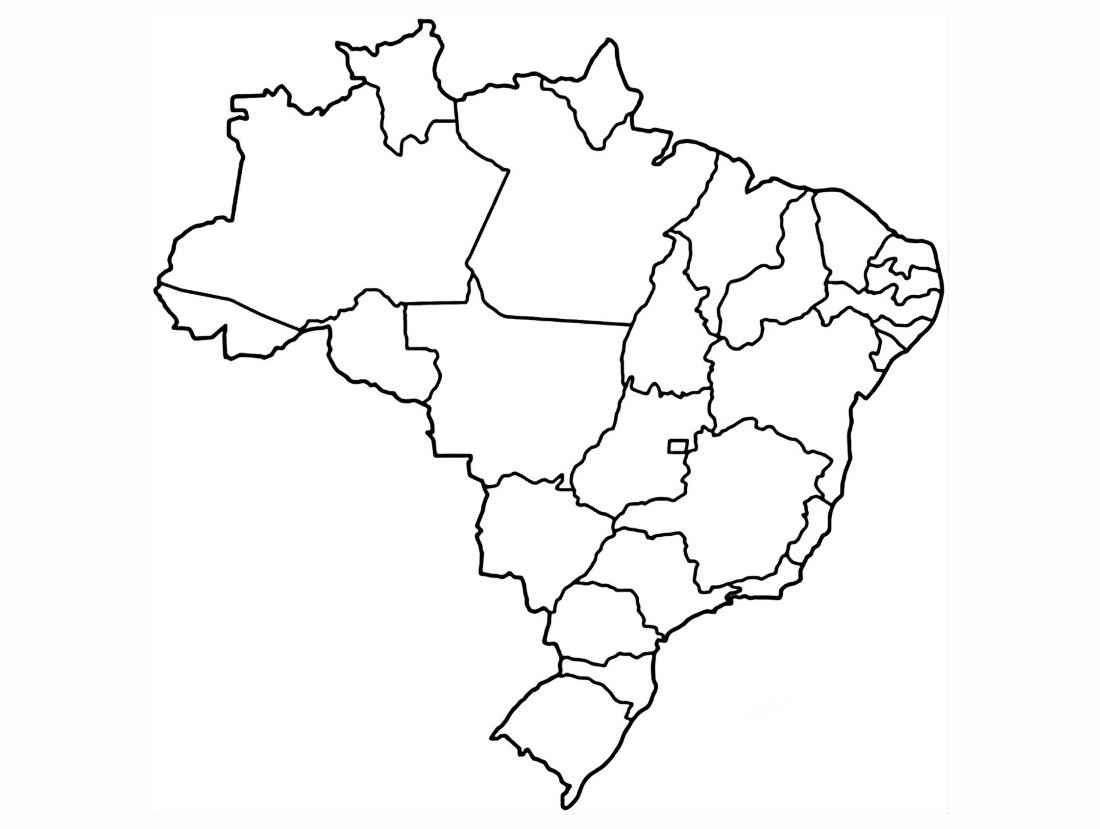 mapa do brasil para colorir e imprimir