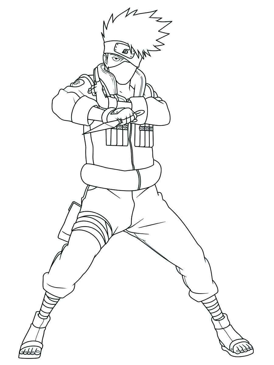 foto do naruto para colorir 2