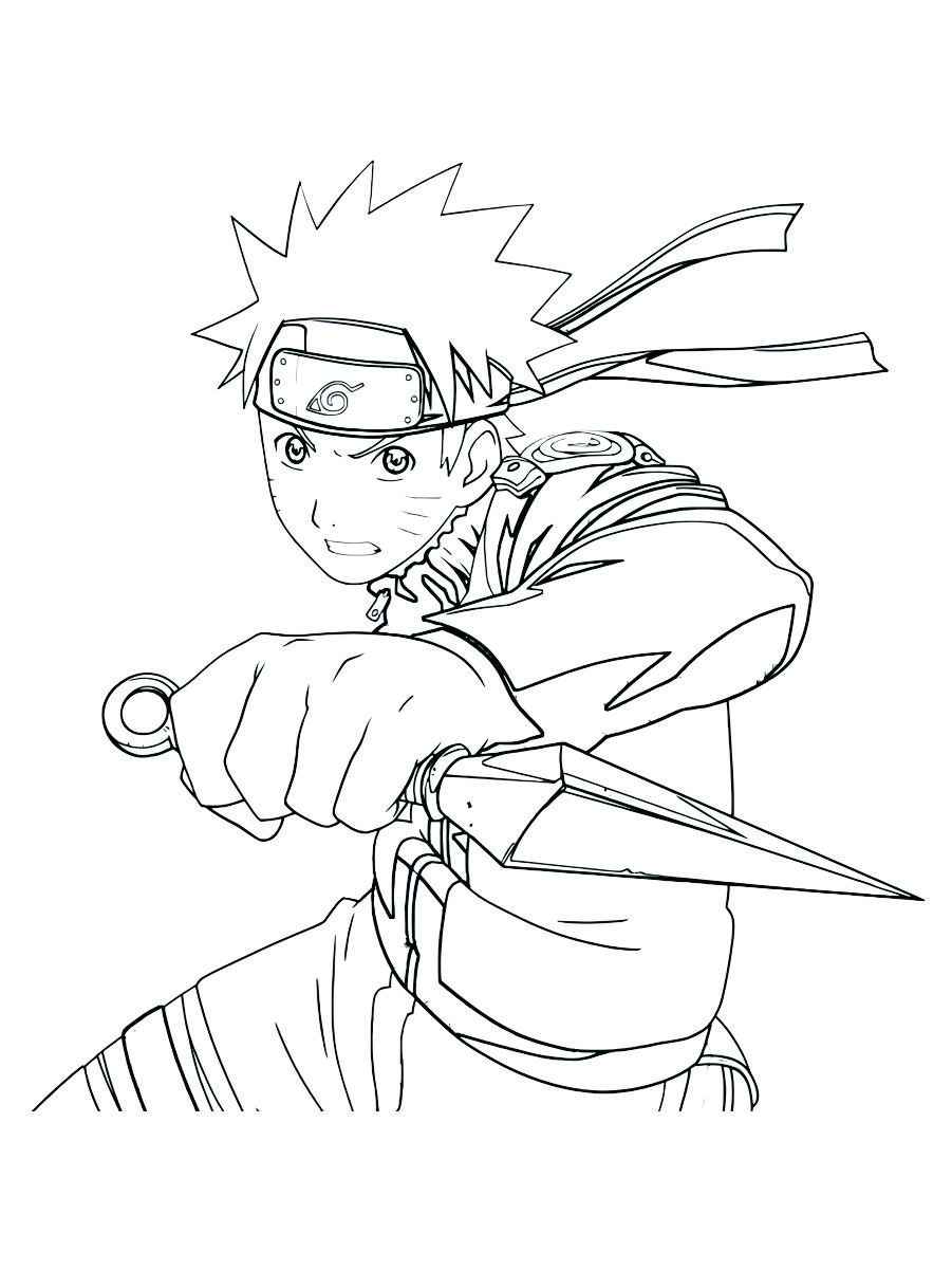 Naruto para colorir (todos os personagens)