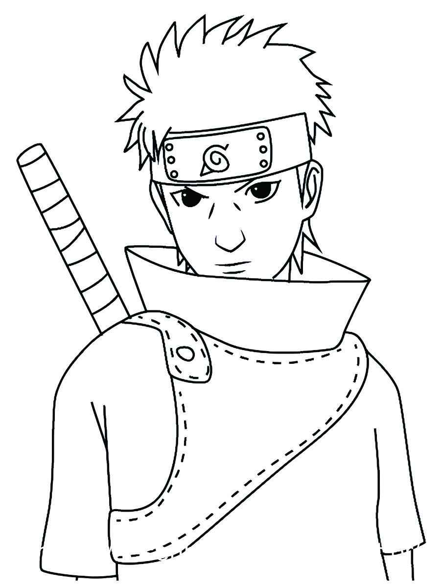 naruto para colorir e pintar 29